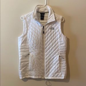 Women’s sz M The North Face white vest